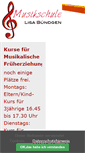 Mobile Screenshot of musikschule-buendgen.de