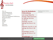 Tablet Screenshot of musikschule-buendgen.de